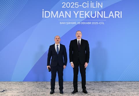 İlham Əliyev 2025-ci ilin idman yekunlarına həsr olunan mərasimdə iştirak edib - YENİLƏNİB