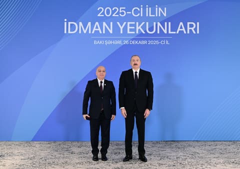 İlham Əliyev 2025-ci ilin idman yekunlarına həsr olunan mərasimdə iştirak edib - YENİLƏNİB