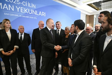 İlham Əliyev 2025-ci ilin idman yekunlarına həsr olunan mərasimdə iştirak edib - YENİLƏNİB