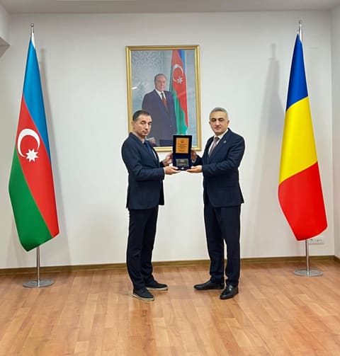 Vəkillər Kollegiyasının nümayəndə heyəti Azərbaycanın Rumıniyadakı səfirliyini ziyarət edib