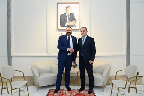 Ceyhun Bayramov San Marinonun xarici işlər naziri ilə görüş keçirib