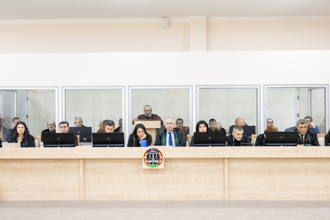 Ermənistan vətəndaşlarının məhkəməsi son söz çıxışları ilə davam etdirilib - Fotolar