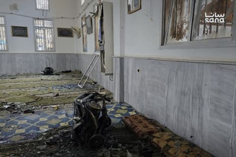 Suriyada məsciddə partlayış baş verib, ölənlər var - FOTO- YENİLƏNİB