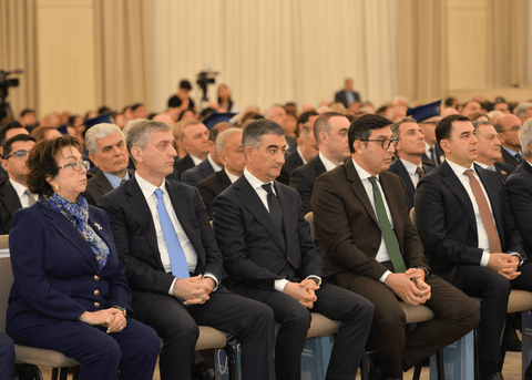 Emin Əmrullayev AzMİU-nun 50 illik yubiley tədbirində iştirak edib