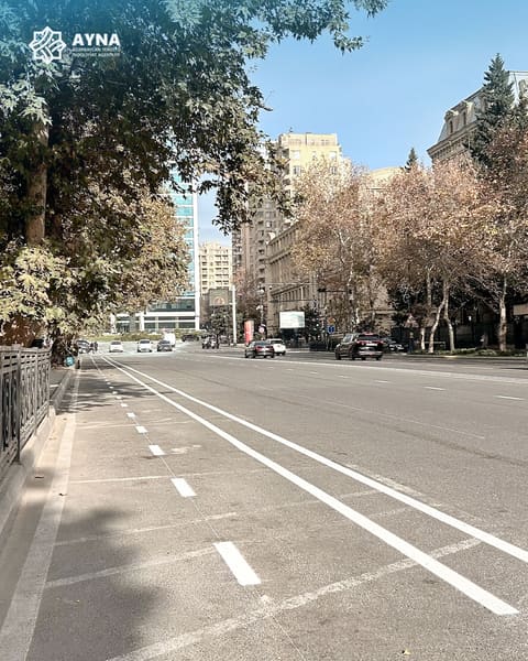 AYNA: Daha iki küçədə mikromobillik zolağı təşkil edilir 
