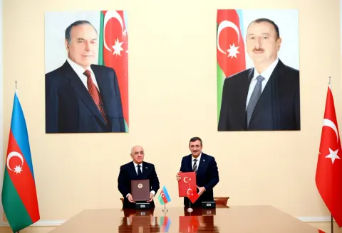  Azərbaycan-Türkiyə Birgə Hökumətlərarası Komissiyasının iclası olub - Fotolar