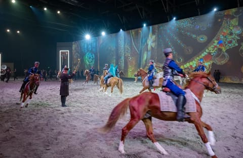 Qarabağ atları Bəhreyndə keçirilən “Mara’ee 2025” festivalında çıxış edib 