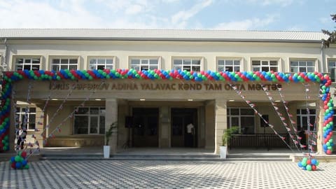 Daha bir kəndin məktəbi əsaslı təmir olunub - FOTOLAR