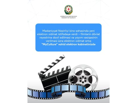 Kino sahəsində yeni elektron xidmət istifadəyə verilib
