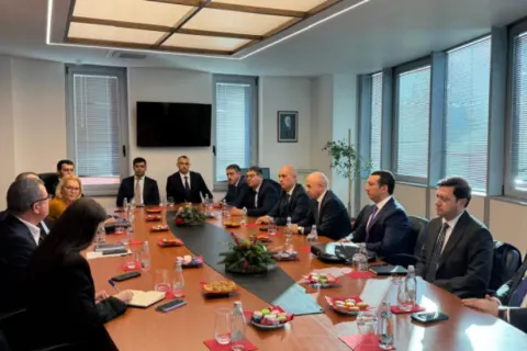 Məhkəmə-Hüquq Şurasının nümayəndə heyəti Albaniyada təcrübə səfərində iştirak edib - Foto