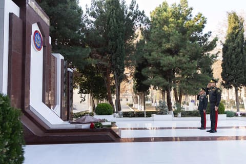 Vilayət Eyvazov Gəncə şəhərində  sıra baxışı keçirib