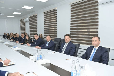 Peşə Təhsili üzrə Dövlət Agentliyinin yeni direktoru kollektivə təqdim olunub - Fotolar