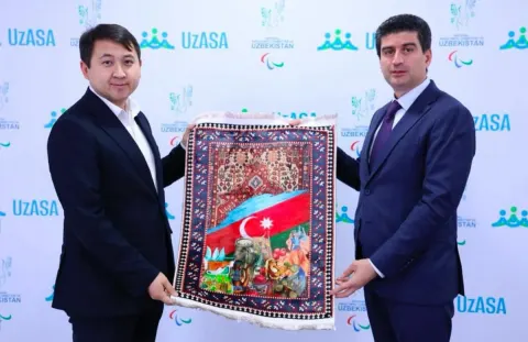 MPK nümayəndə heyəti özbəkistanlı həmkarları ilə əməkdaşlığı müzakirə ediblər - Fotolar