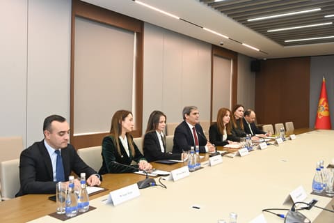 Azərbaycan və Monteneqro XİN başçıları arasında görüş keçirilib - Fotolar