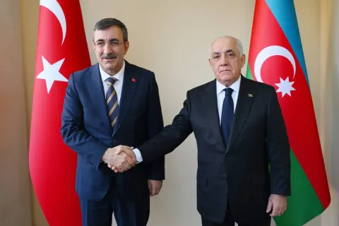  Azərbaycan-Türkiyə Birgə Hökumətlərarası Komissiyasının iclası olub - Fotolar