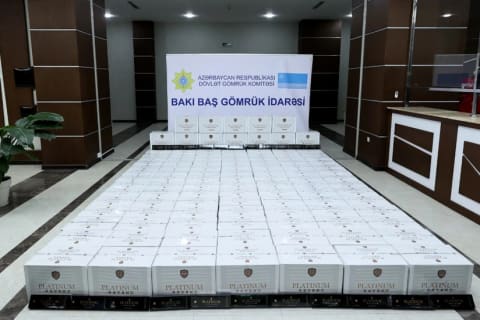 Ölkəyə qanunsuz yollarla gətirilən 1,18 milyon ədəd siqaret ələ keçirilib