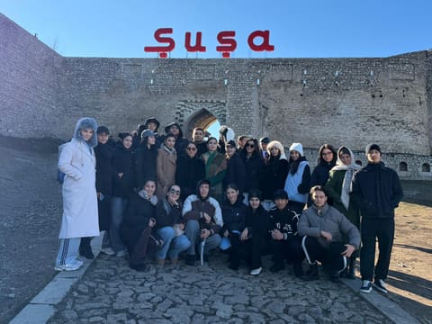 Özbəkistan nümayəndə heyəti Şuşa şəhəri ilə tanış olub - Fotolar