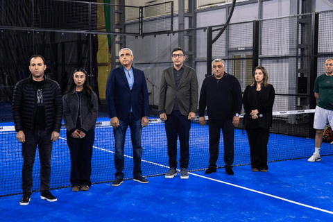 Padel üzrə ilk Azərbaycan çempionatına start verilib - Fotolar