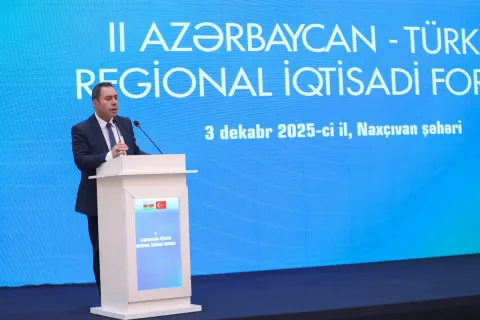Azərbaycan Türkiyənin sərhədyanı bölgələri ilə iqtisadi-ticarət əlaqələrinin genişləndirilməsini müzakirə edib - Fotolar