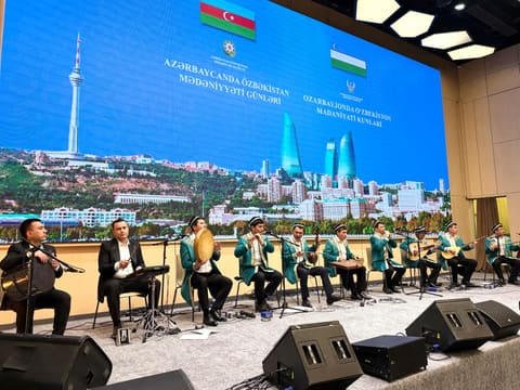 Füzuli şəhərində Özbəkistan Mədəniyyəti Günlərinin bağlanış konserti keçirilib