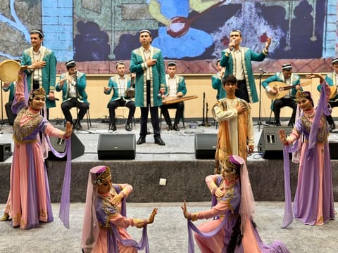 Füzuli şəhərində Özbəkistan Mədəniyyəti Günlərinin bağlanış konserti keçirilib