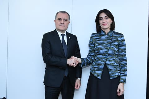 Ceyhun Bayramov Maka Boçorişvili ilə görüşüb