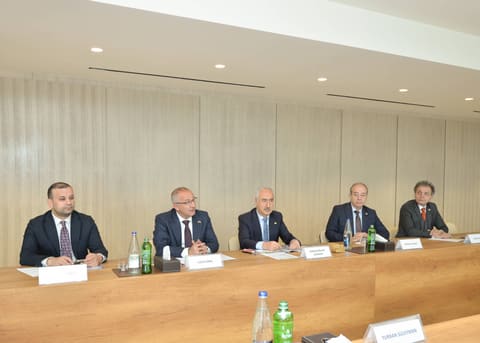 Elm və təhsil naziri Türkiyənin bir neçə ali təhsil müəssisəsinin rəhbəri ilə görüşüb