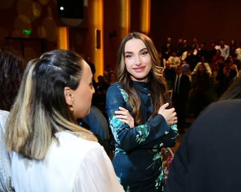 Leyla Əliyeva və Alena Əliyeva DOST İnklüziv İnkişaf və Yaradıcılıq Mərkəzini ziyarət ediblər