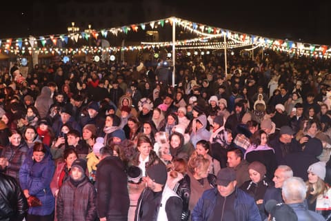 Xankəndidə bayram konserti keçirilib