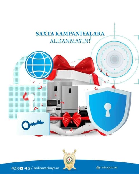 DİN Yeni il ərəfəsində kiberdələduzluq hallarına qarşı əhaliyə xəbərdarlıq edib