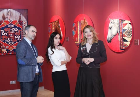 Leyla Əliyeva Azərbaycan Milli Xalça Muzeyini ziyarət edib