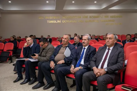“Effektiv suvarma, dayanıqlı gəlir: müasir metodlar və maliyyələşdirmə alətləri” mövzusunda seminar keçirilib