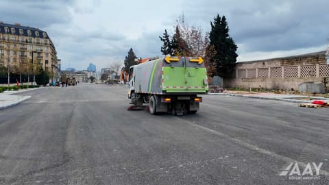 Süleyman Vəzirov küçəsində yenidənqurma işləri tamamlanmaq üzrədir