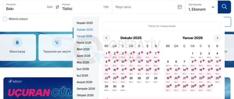 AZAL 50-dən çox istiqamətə endirimli biletlər təklif edir