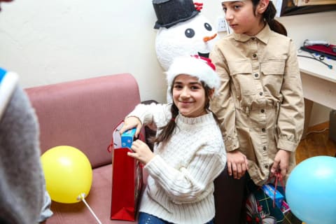 Leyla Əliyevanın təşəbbüsü ilə bir sıra uşaq müəssisələrində Yeni il tədbiri keçirilib