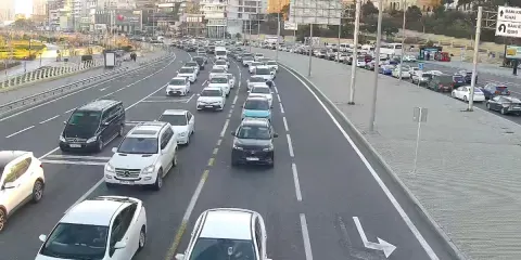 Bir sıra yollarda nəqliyyatın sıxlığı yaranıb - FOTOLAR - YENİLƏNİB 4