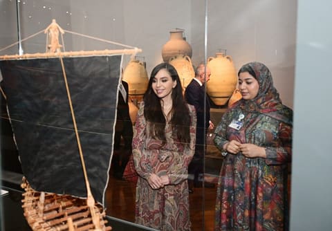 Leyla Əliyeva Maskatda Oman Milli Muzeyində və Mutrah bazarında olub