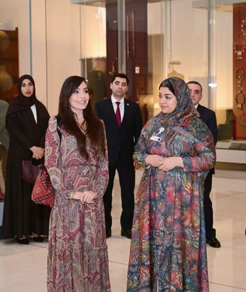 Leyla Əliyeva Maskatda Oman Milli Muzeyində və Mutrah bazarında olub