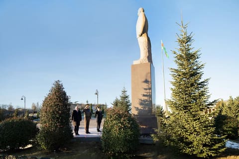  Vilayət Eyvazov Qubada növbəti  sıra baxışı keçirib