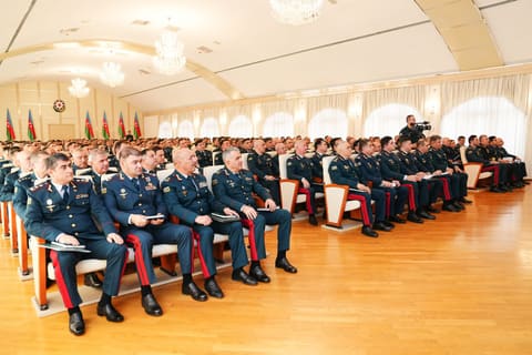 DSX-də 2025-ci ilin xidməti-döyüş fəaliyyətinin yekunlarına dair hesabat müşavirəsi keçirilib