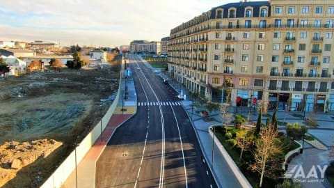 Bakının Süleyman Vəzirov küçəsinin bir hissəsində yenidənqurma işləri başa çatdırılıb