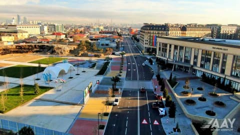 Bakının Süleyman Vəzirov küçəsinin bir hissəsində yenidənqurma işləri başa çatdırılıb