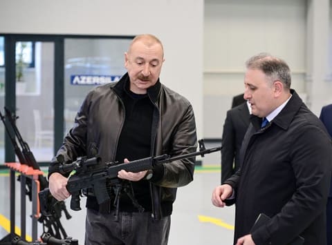 Prezident Tərtər elektromexanika zavodunun yenidənqurmadan sonra açılışında iştirak edib - YENİLƏNİB
