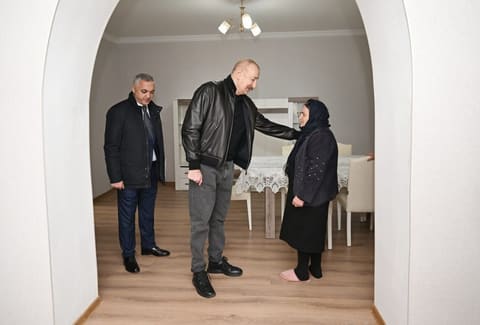 İlham Əliyev Ağdərə rayonunun Çapar kəndində görülmüş işlərlə tanış olub- YENİLƏNİB