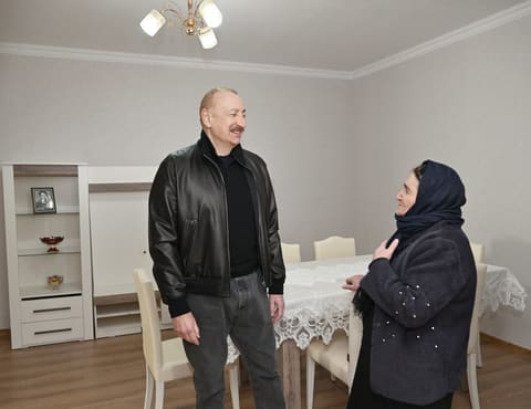 İlham Əliyev Ağdərə rayonunun Çapar kəndində görülmüş işlərlə tanış olub- YENİLƏNİB