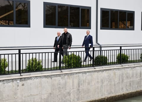  İlham Əliyev Ağdərə rayonunda “Qozlukörpü” Su Elektrik Stansiyasının açılışında iştirak edib - YENİLƏNİB