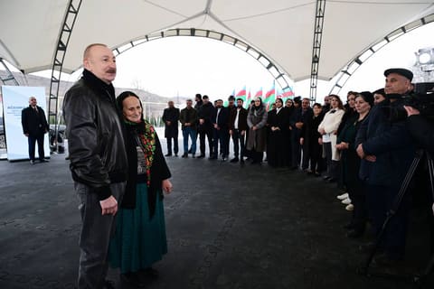 Prezident Ağdərənin Aşağı Oratağ, Çıldıran, Heyvalı və Çapar kəndlərinin sakinləri ilə görüşüb - YENİLƏNİB