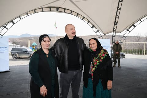 Prezident Ağdərənin Aşağı Oratağ, Çıldıran, Heyvalı və Çapar kəndlərinin sakinləri ilə görüşüb - YENİLƏNİB