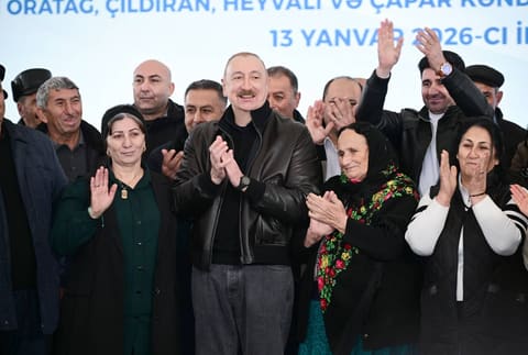 Prezident Ağdərənin Aşağı Oratağ, Çıldıran, Heyvalı və Çapar kəndlərinin sakinləri ilə görüşüb - YENİLƏNİB