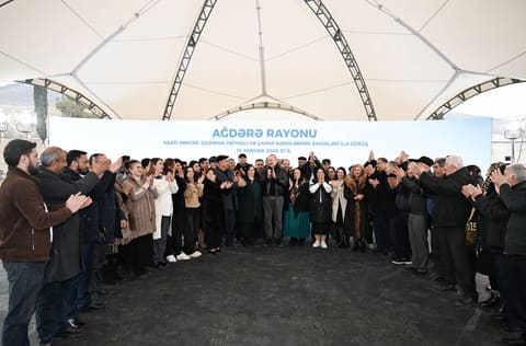 Prezident Ağdərənin Aşağı Oratağ, Çıldıran, Heyvalı və Çapar kəndlərinin sakinləri ilə görüşüb - YENİLƏNİB